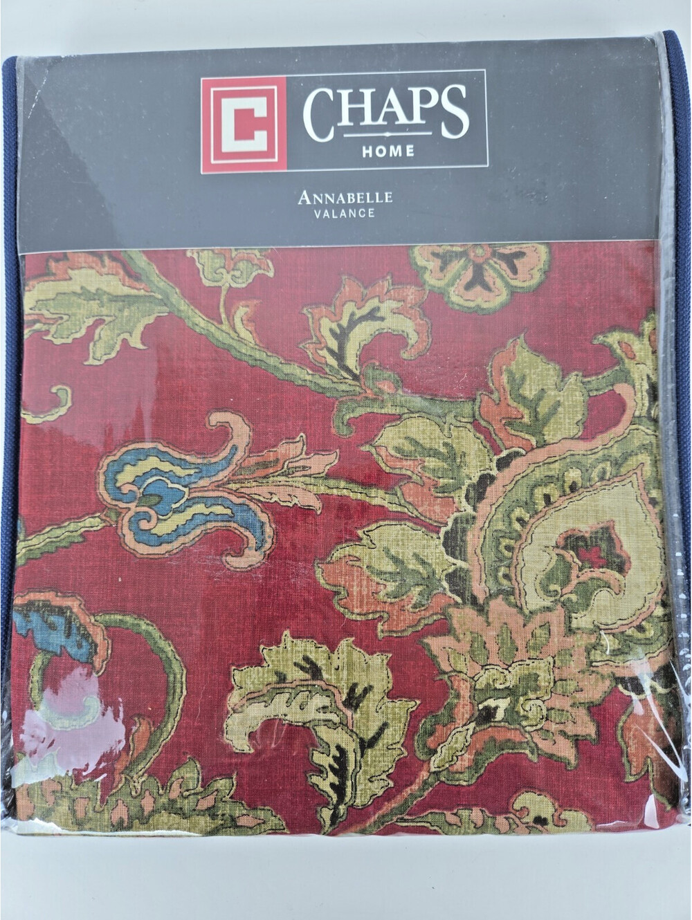 Ralph Lauren CHAPS Rare Annabelle VALANCE 80” X 17” Rod Pocket Compatible Nice